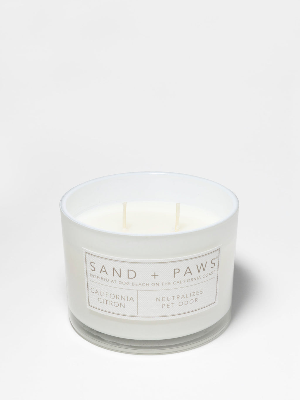 Aromatic Sand + Paws California Citron 12 oz scented candle