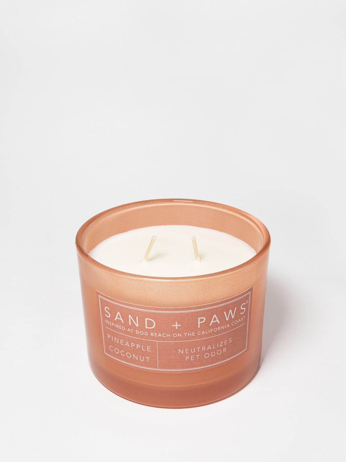 Aromatic Sand + Paws Pineapple Coconut 12 oz scented candle