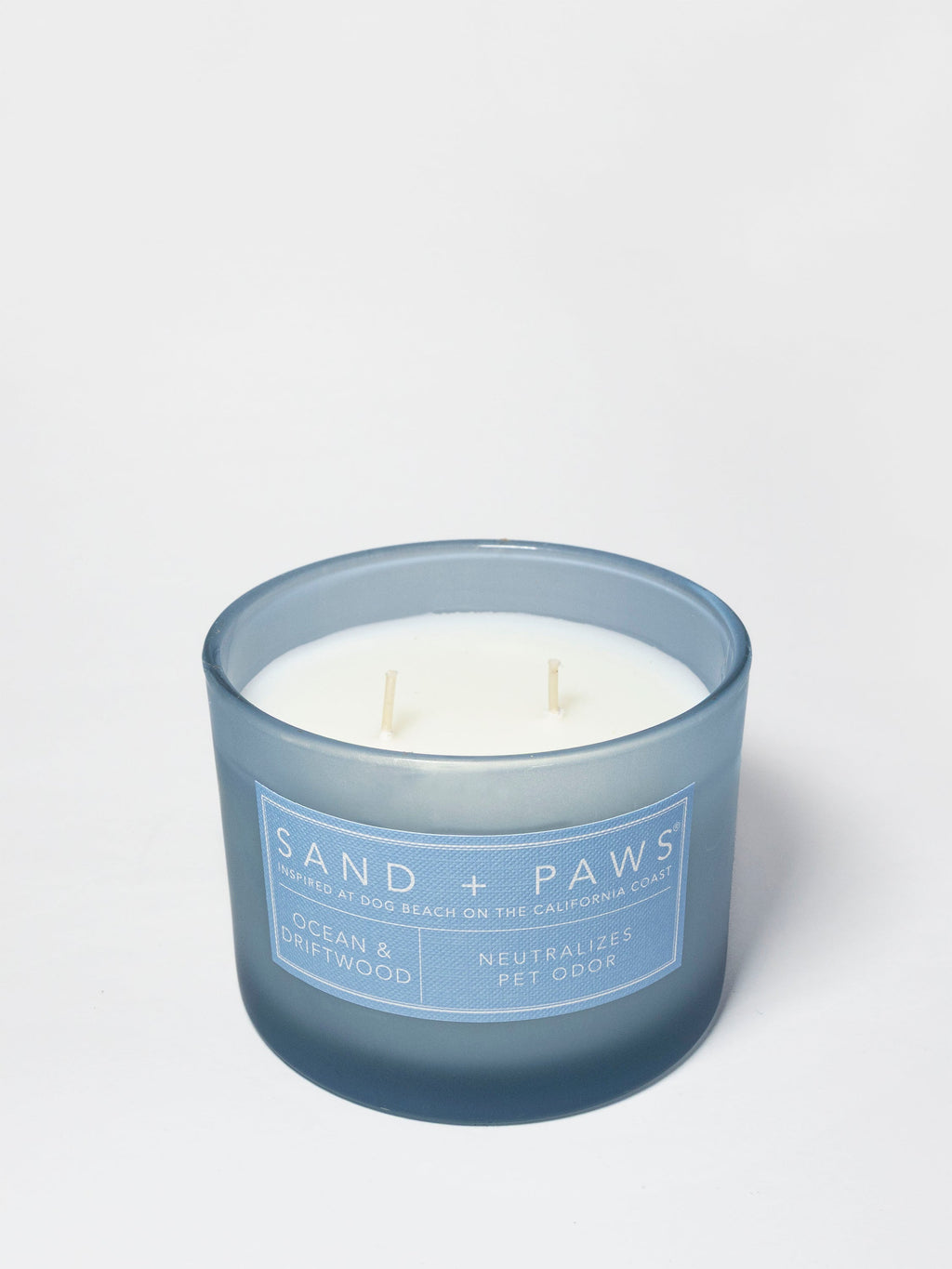 Aromatic Sand + Paws Ocean & Driftwood 12 oz scented candle