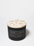 Aromatic Sand + Paws Vanilla Sandalwood 12 oz scented candle