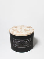 Aromatic Sand + Paws Vanilla Sandalwood 12 oz scented candle