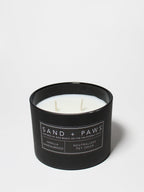 Aromatic Sand + Paws Vanilla Sandalwood 12 oz scented candle